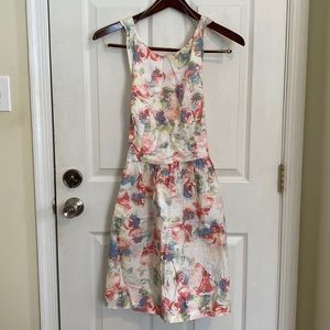 Muse Cotton Floral Cross Back Und Dress